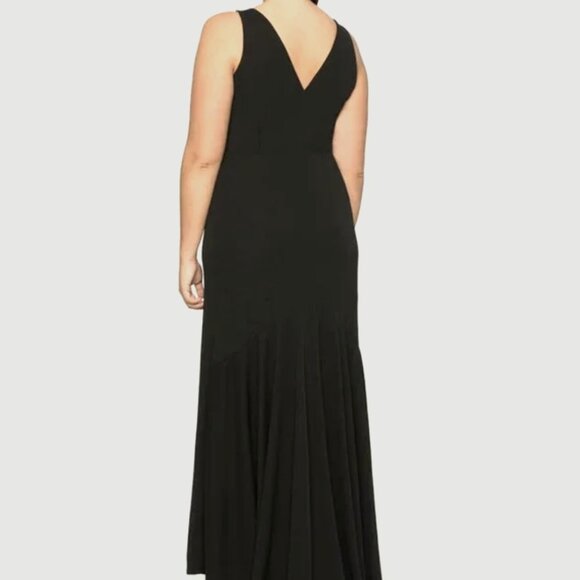 Eloquii Evening Gown (Deep V-Neck) - Picture 1 of 5